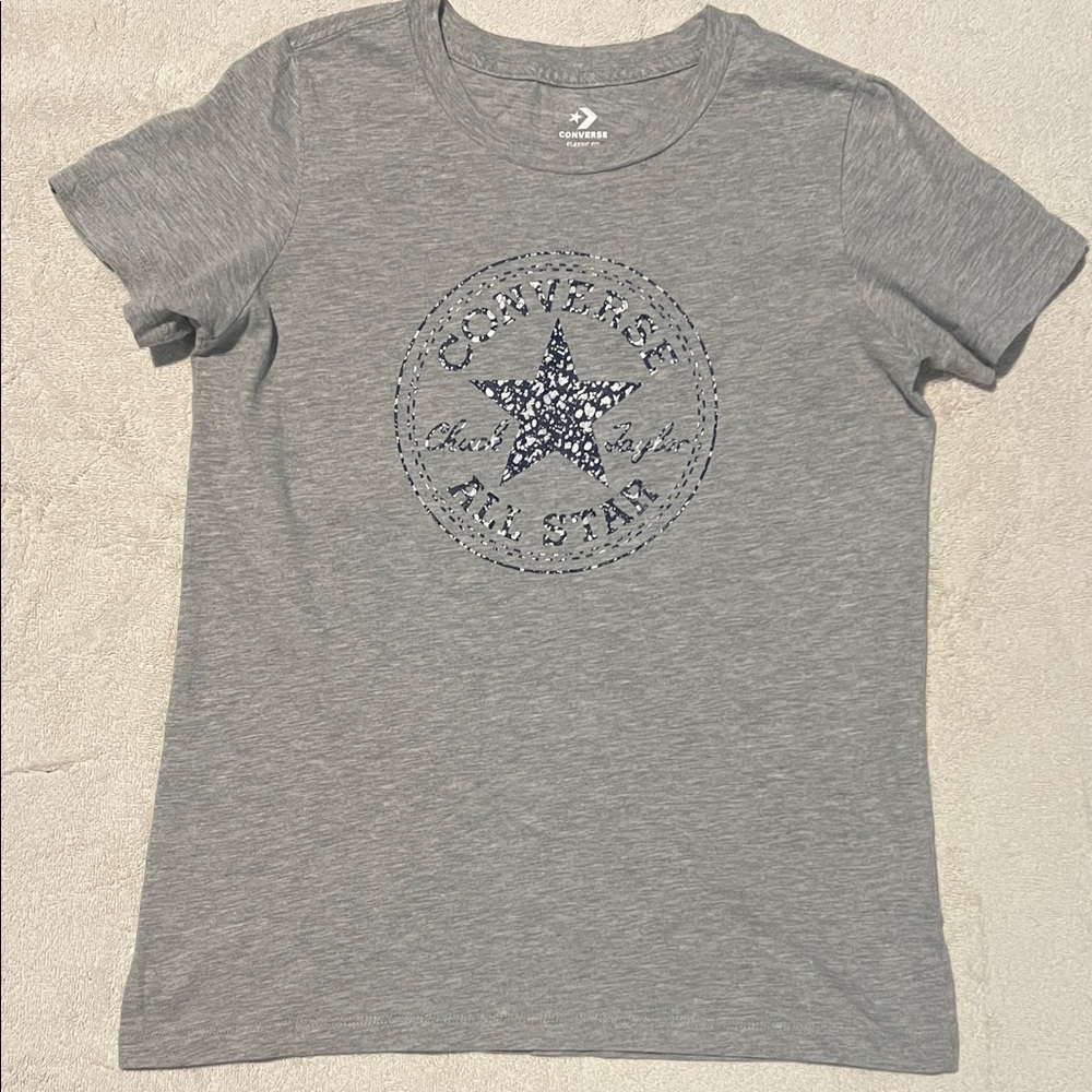 (2 for $25) Converse Heather Gray Chuck Taylor All Star Tee